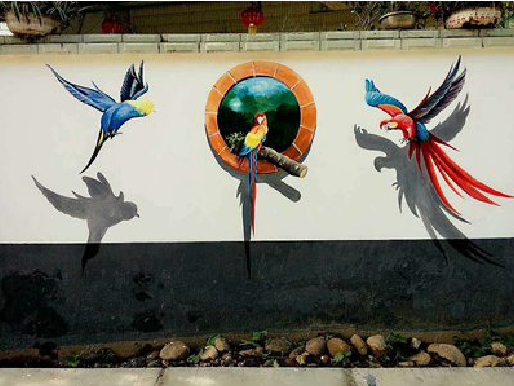 滁州视觉错位-3D墙绘设计