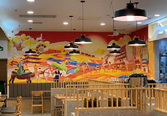 滁州商业空间彩绘介绍。