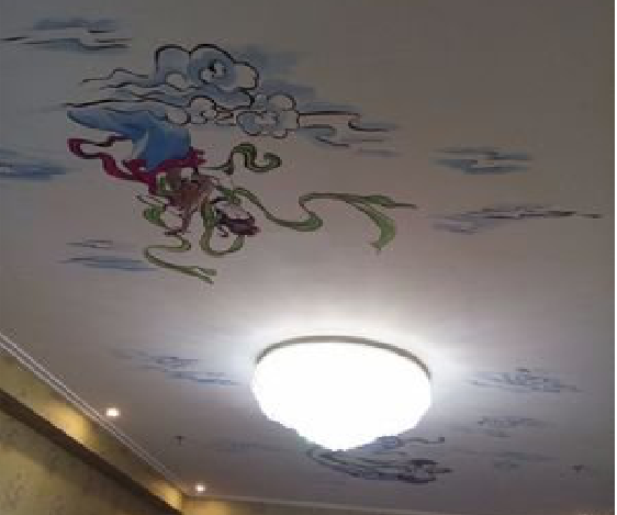 滁州如何快速绘制天花板上的手绘墙？