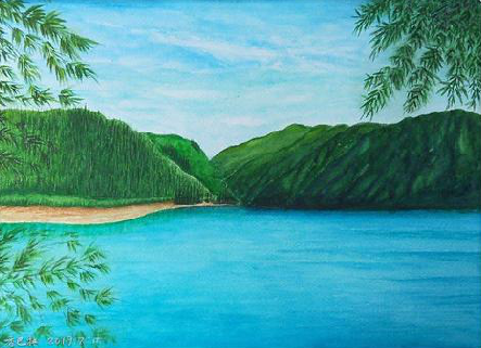 滁州在墙绘中，如何绘画绿水青山？